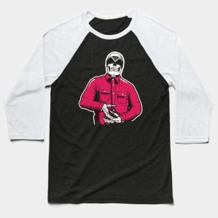 Vato Loco Skull Baseball T-Shirt